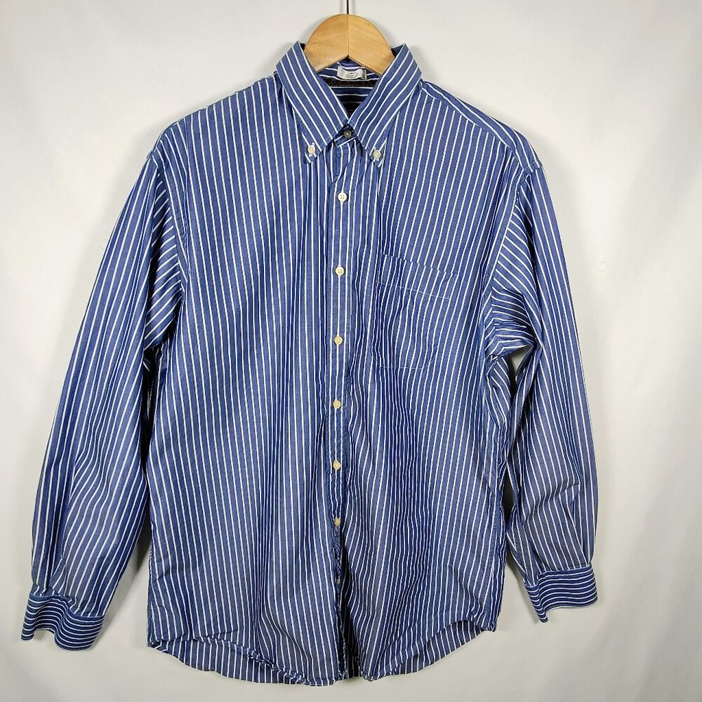 Peter Millar Men's‎ Large Striped Button-Down Long Sleeve Shirt